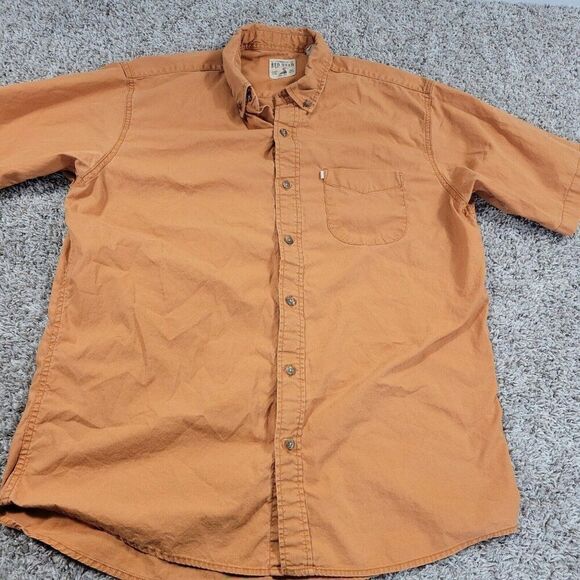RedHead Shirt Mens Large Button Up Short Sleeve Hiking Hunting Camping Outdoors - Picture 1 of 8
